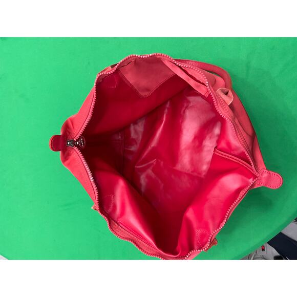 Authentic Longchamp Le Pliage Large NEO Orange Nylon Tote Shoulder bag - Picture 10 of 10